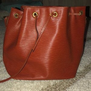 Louis Vuitton Neo Noe Epi Leather Bucket Bag